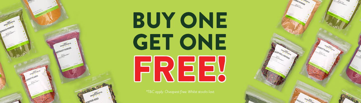 Buy one get one free on all ingredients!