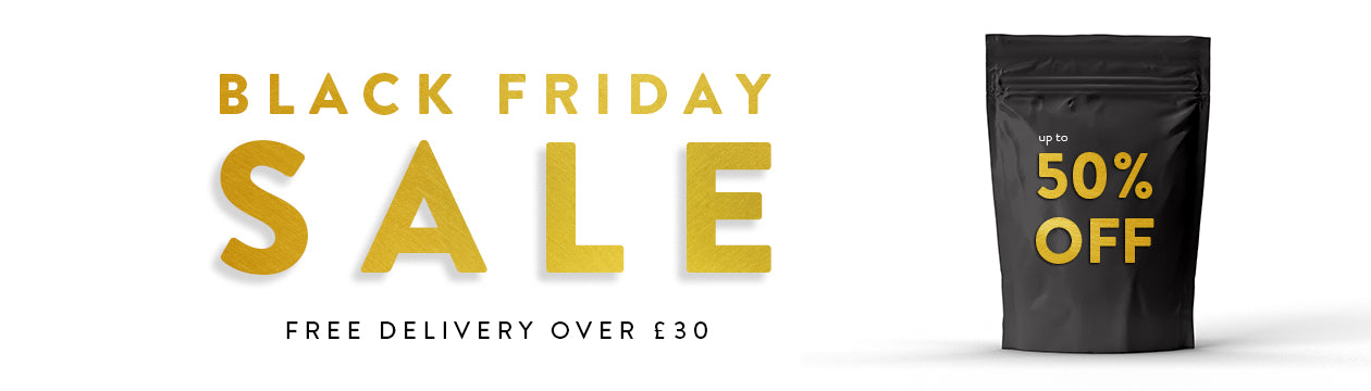 Up to 50% OFF in our BIG Black Friday Sale! Free delivery over £30.