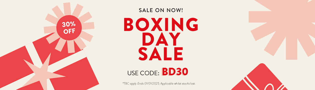 30% OFF SITE WIDE in our Big Boxing Day Sale!